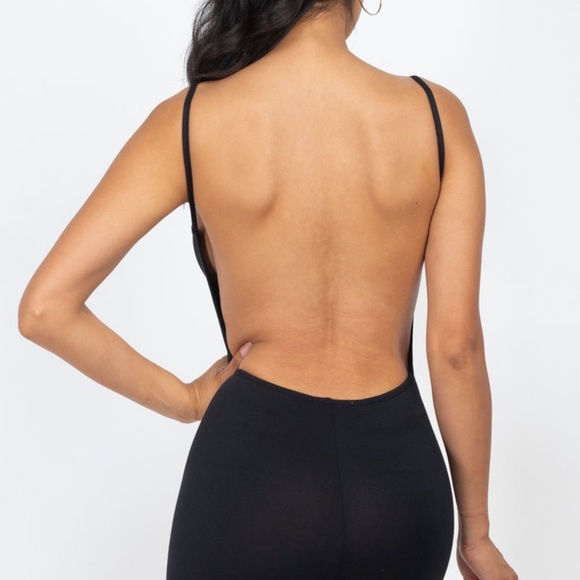 Backless Cami Romper - Picture 2 of 3